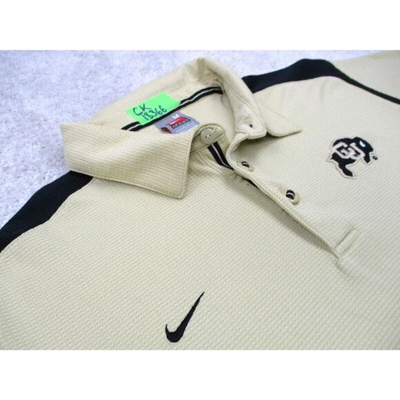 Colorado Buffaloes Nike Team Polo Shirt Mens Medium CU Boulder Football - Picture 6 of 15